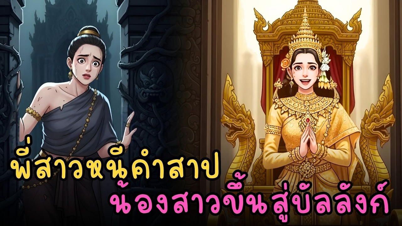 คำสาปงานแต่ง พี่ดันน้องขึ้นเกี้ยว ชะตาพลิกสู่ราชวังทอง| นิทานพื้นบ้านไทย · เรื่องเล่าเก่าแก่