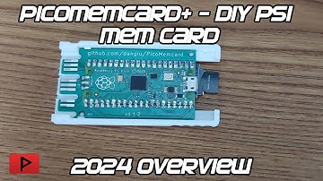 PicoMemcard+ - Cheap DIY PS1 Memory Card With Infinite Saves Overview (2024, English)