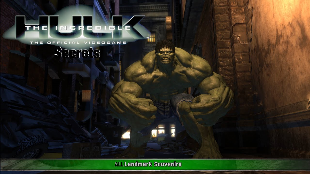 The Incredible Hulk SECRETS [PS3] UHD 4K60ᶠᵖˢ (LANDMARK SOUVENIRS)