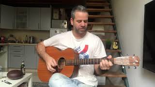 Video thumbnail of "One (U2)- Acoustic Cover by Yoni (+Tutorial)"