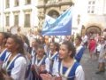 Israeli Ladies Chant Hare Krishna with Harinama Ruci in Prague