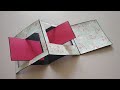 Interlock Swing Card Tutorial | Cards for Scrapbook | Double Pop Up Card How to make scrapbook pages