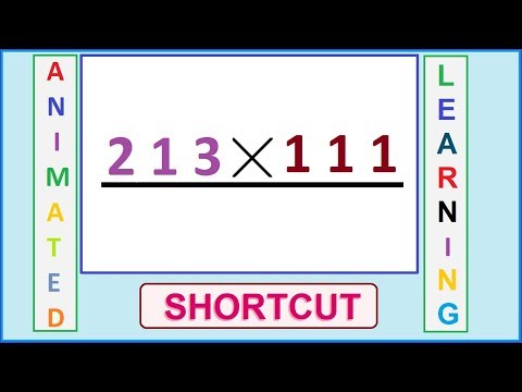3 Digits Multiplication | Shortcut to multiply by 111 | Part-3 | Shortcut world