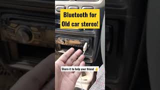 Bluetooth for Old car stereo! #shorts #cartips #cars