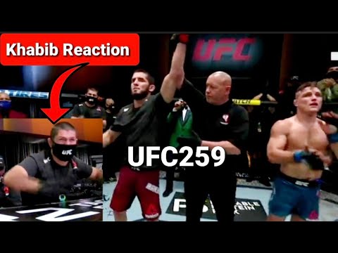 Ufc259 Islam Makhachev Vs Drew Dober Fight Highlights Khabib Reaction The Reason For The Winning Youtube