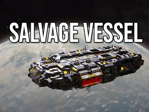Space Engineers - Salvage Vessel Junk Scrapper