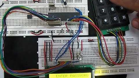 Electronic Code Lock Project using 8051 Microcontroller