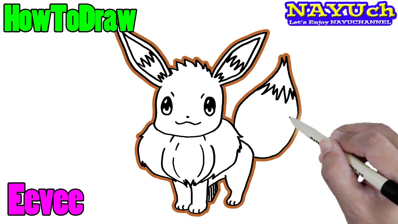 Eevee How To Drawing Youtube