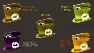 TF2 Halloween Spell - Paint: Color Compilation on Ghastlierest Gibus
