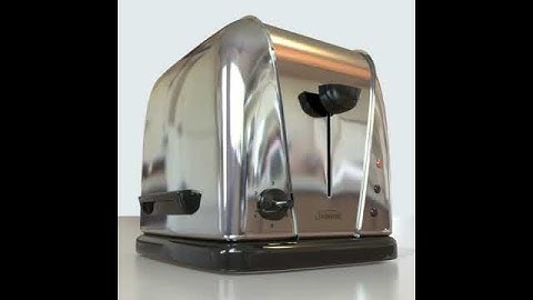 3D Model of Electric 3 Slice Toaster Review