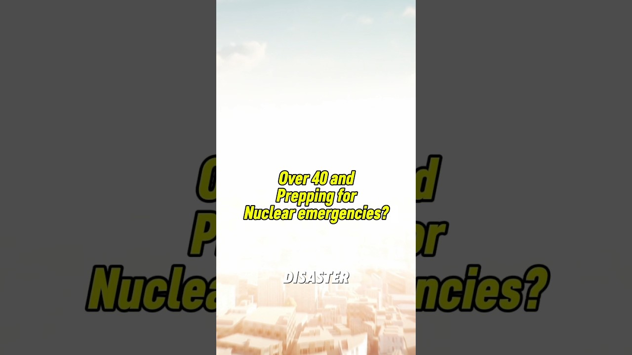 Taking Potassium Iodide over 40 for Nuclear Emergencies. 