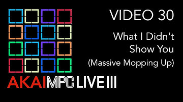 AKAI MPC LIVE III Video 30 - What I Didn