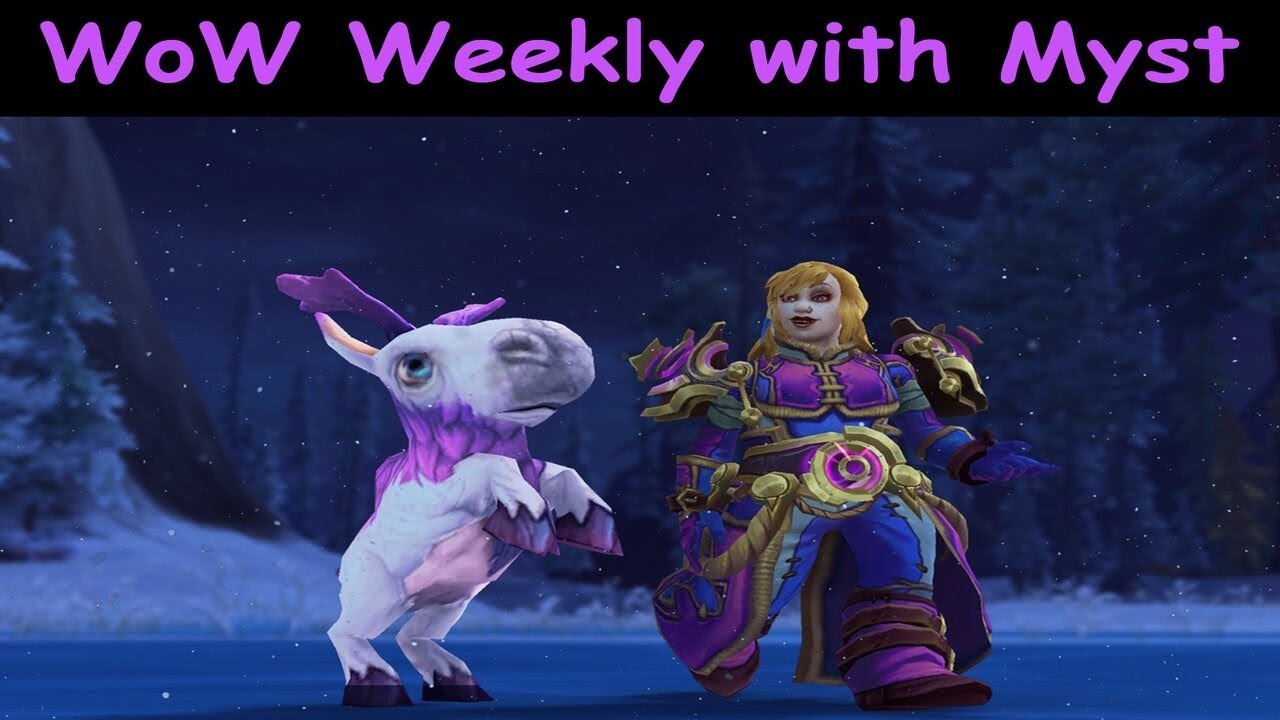 December Trading Post & Other Transmogs WoW Weekly with Myst YouTube