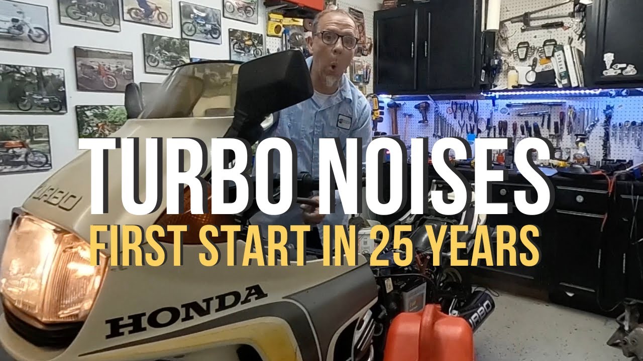 1982 Honda CX500 Turbo Runs After 25 Years - YouTube