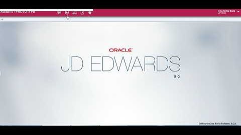The basics of JDE