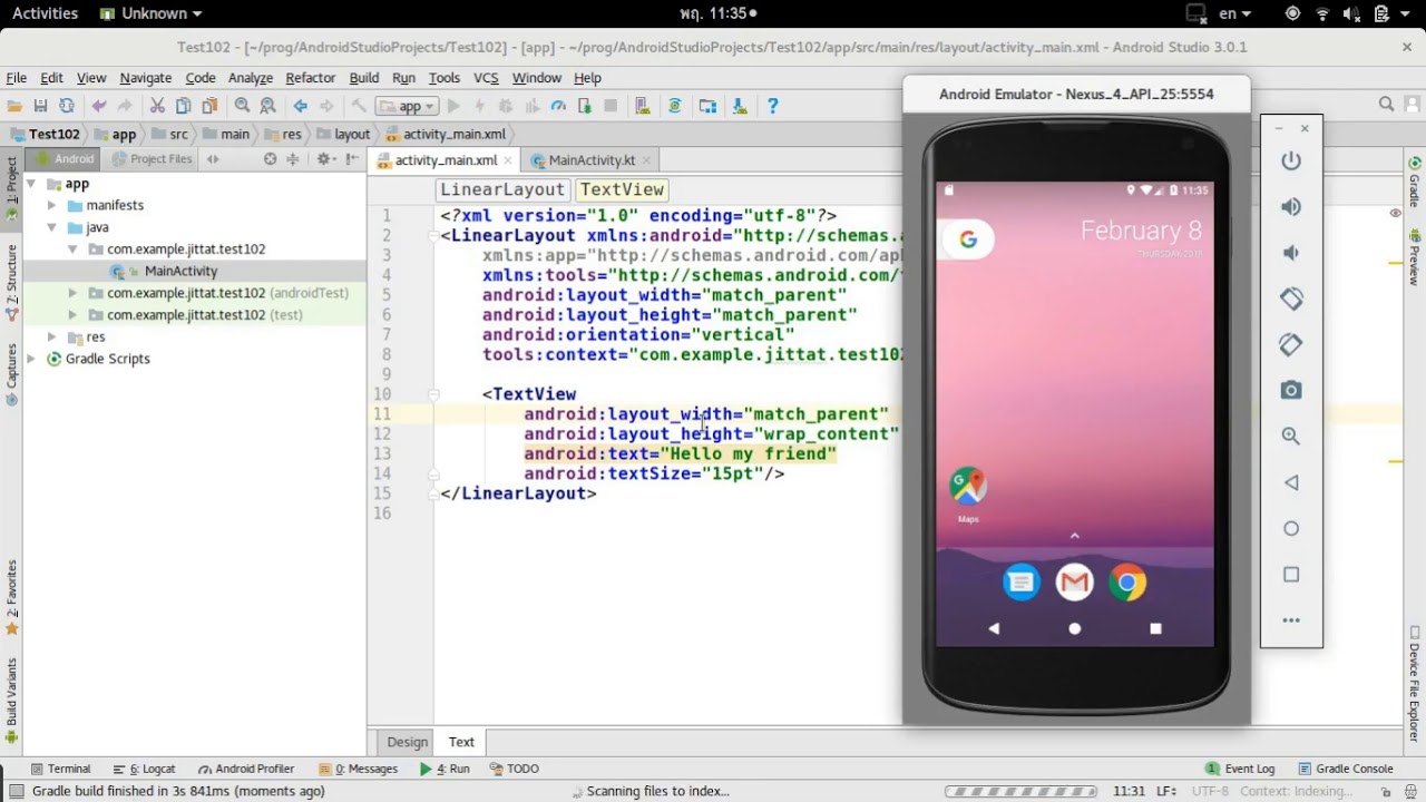 หัดเขียน Android ด้วย Kotlin ตอนที่ 1 - Youtube