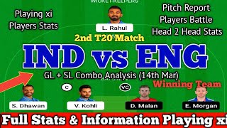 IND vs ENG Dream11 Team | India vs England Match Prediction | IND vs ENG Today T20 Match Dream11