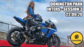 Yamaha R1 A Few Laps Onboard With Me At Donington Park Trackday 220920 Inters