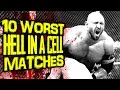 10 Worst WWE HELL IN A CELL Matches