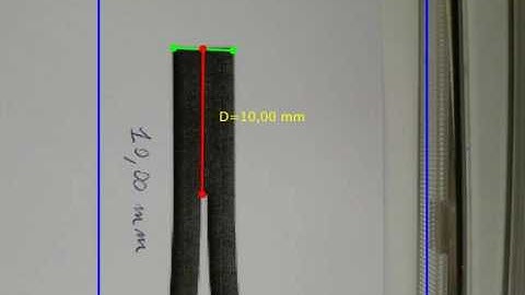Computer Vision OpenCV real time length measurement