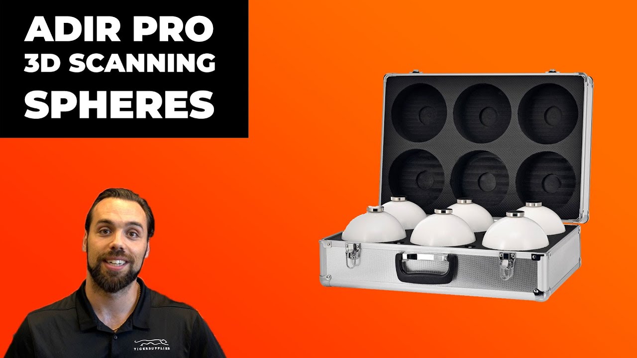 AdirPro 3D Scanning Target Spheres - YouTube