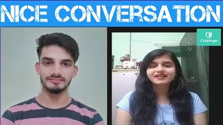 Clapingo English Conversation with Megha Nayak Part 3 | Amazing Conversation with Gorgeous ma'am