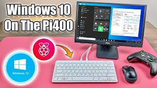 windows 10 on the raspberry pi400 is here and performance is pretty good!