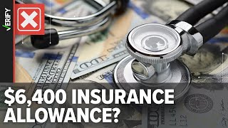 No You Wont Get A 6400 Spending Allowance From A Free Health Insurance Plan