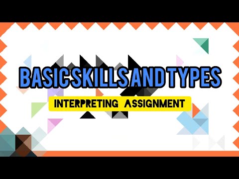 Basic Skills and Types | Interpreting | Answering | Google Classroom Assignment