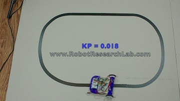 PID Line Follower Tuning KP=0.018 KD=0.0