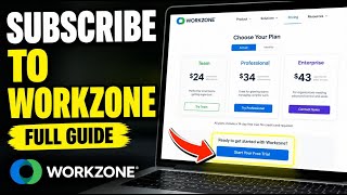 How to subscribe to Workzone for construction project management - Full Guide