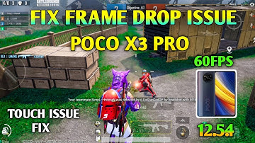 POCO X3 PRO FIX FRAME DROP ISSUE MIUI 12.5.4 BGMI