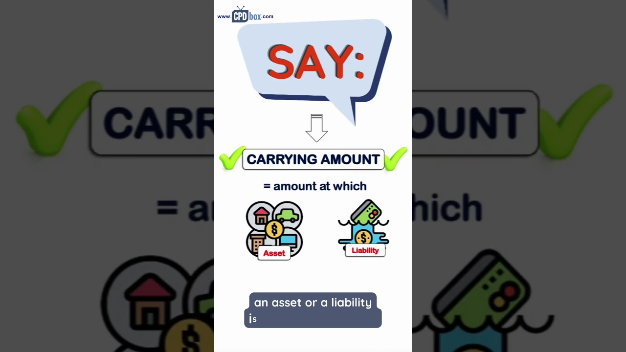 Speak like an IFRS expert - part 6 (carrying amount)