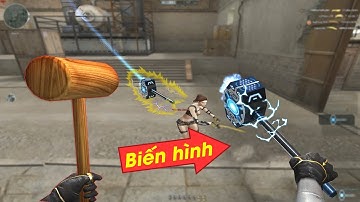 Cầm Búa Gỗ Biến Hình Thành Búa Thor Troll Cận Chiến - Rùa Ngáo