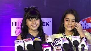 Kullfi Kumarr Bajewala fame Aakriti Sharma & Myra Singh  Kids Choice Awards 2018 Resimi