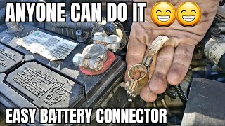 How to Replace Battery Terminal Connector Car Batt Cable and Terminal Ends Right Way Never Come Off
