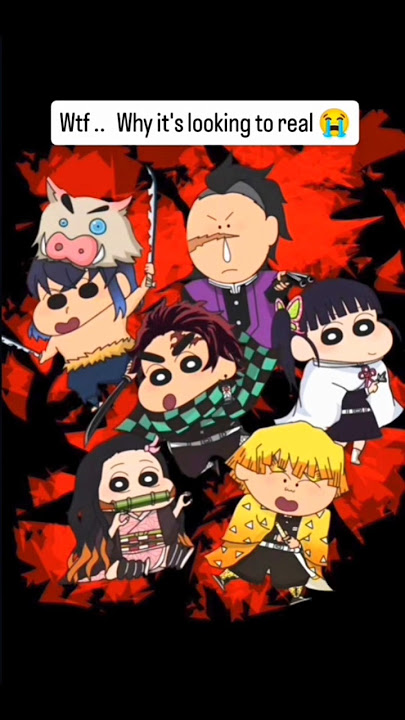 Shinchan Slayer 🔥☠️ | #shorts #tranding #anime #animeedit #animation #amv #amvedit #amvlumity