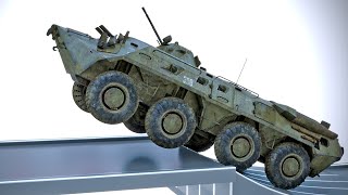 BTR 80 Suspension Simulation | 3DMCAR
