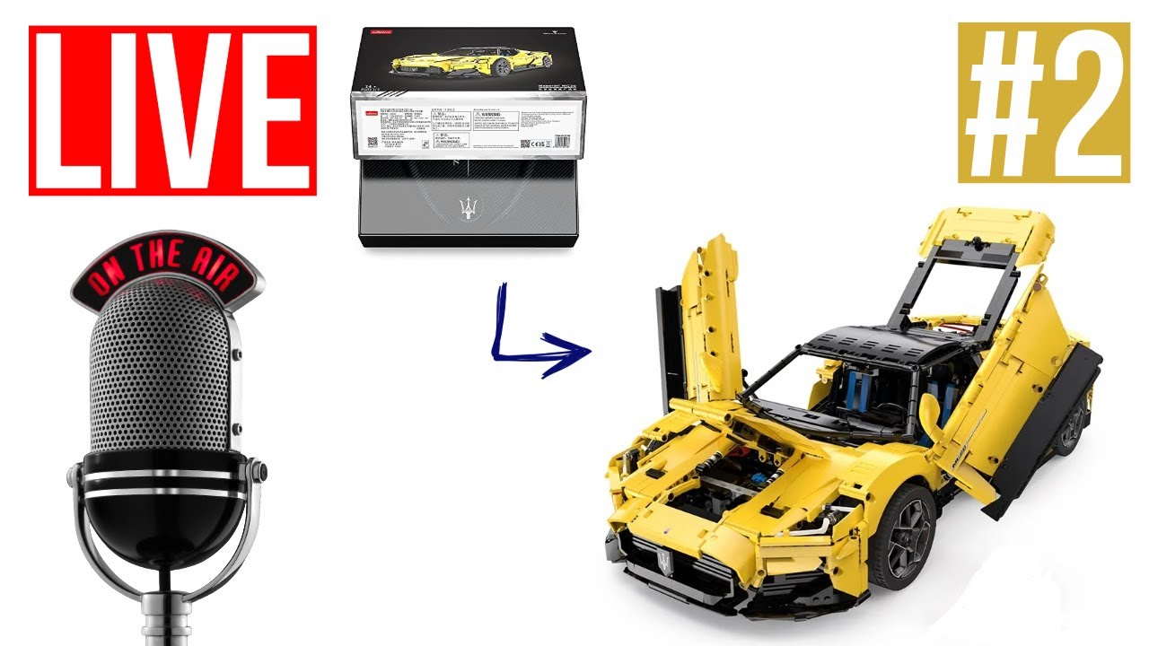 Rastar Maserati™ MC20 LIVE build - 2 | Sets 93500 93510