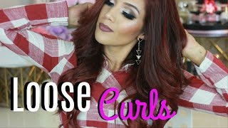 fast super easy curls with curling iron