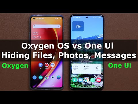 How To Hide Apps, Photos, Messages, Files on Samsung One Ui vs Oxygen OS (OnePlus)