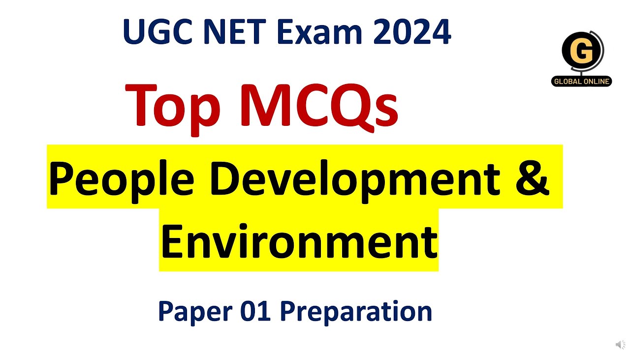UGC NET People Development and Environment for paper 01 preparation ...