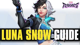 Marvel Rivals  Luna Snow Guide | Real Matches, Skills, Abilities, Tips