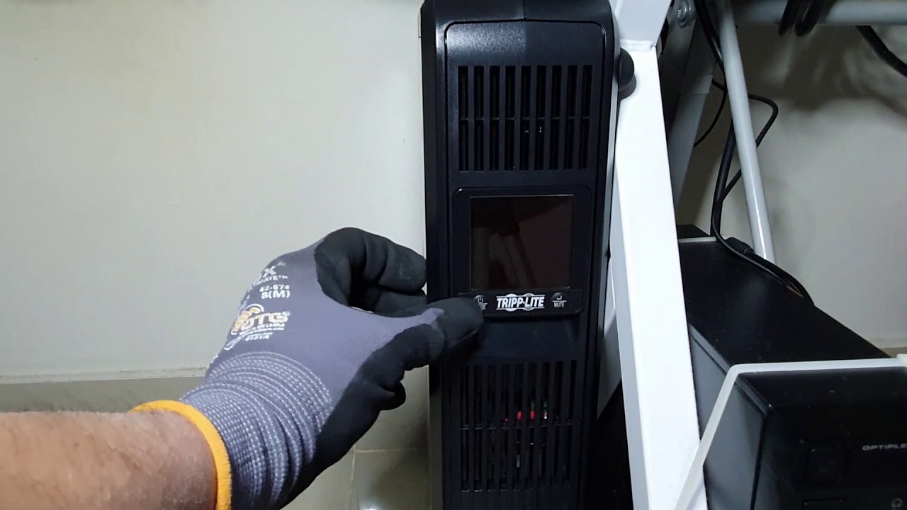 TRIPP-LITE SMX1500LCD Digital UPS System, Test and Installation. - YouTube