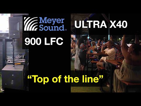 Meyer Sound ULTRA X40 & 900 LFC: Live Music + Reactions