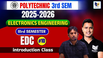 🔴 Electronics Device and Circuit || Bteup 3rd Semester | Demo Class  #10