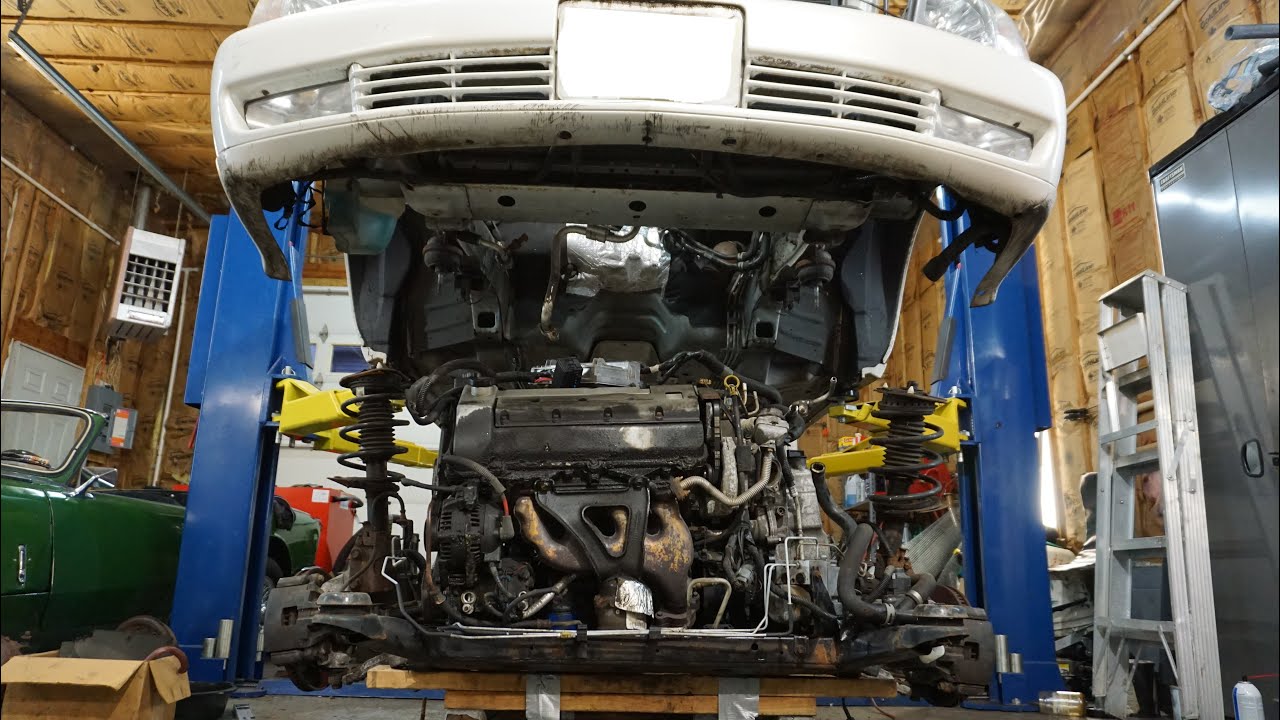 2002 Cadillac Deville DTS Motor Removal Part 1 - YouTube