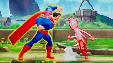 MultiVersus - Superman and Rick (Rick and Morty) Unique Interactions HD
