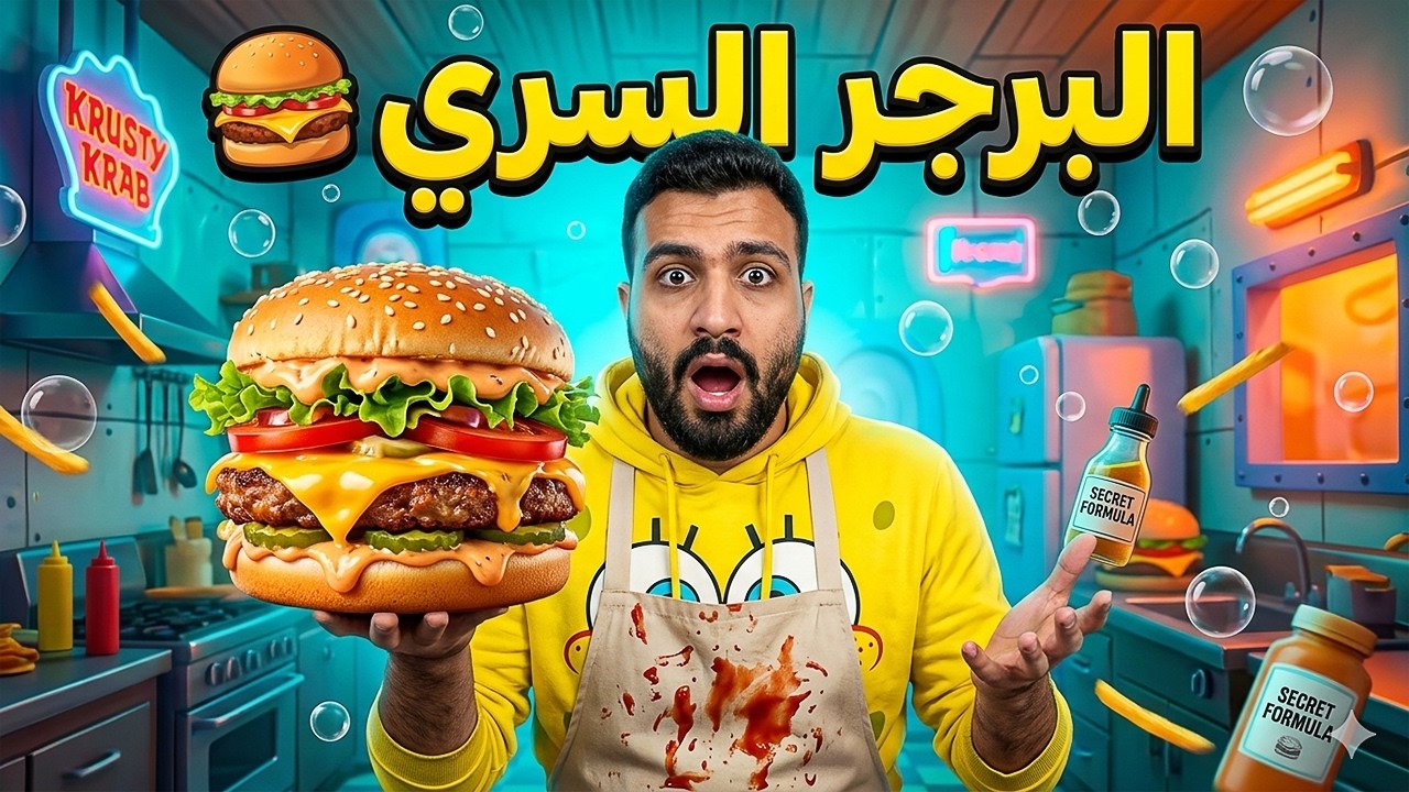 عملت أشهر أكل في سبونج بوب !