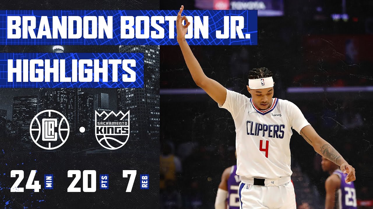 Brandon Boston Jr. Continues Hot Streak in Preseason, Scores 20 Points | LA Clippers | LA Clippers